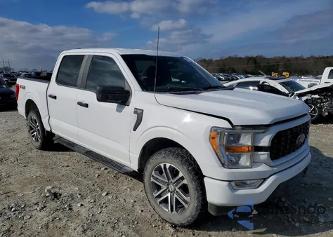 2021 Ford F150 Supercrew из США, поврежденный, VIN 1FTFW1E54MKE53325